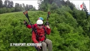 France 2 parapente acrobatique Télématin