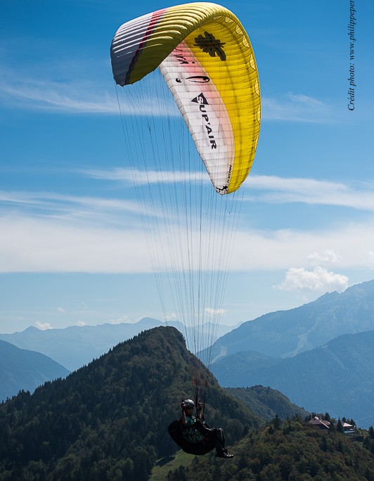 Annecy, le 2 septembre 2016, Championnat du Monde de parapente acrobatique. Photographe: www.philippeperie.com
